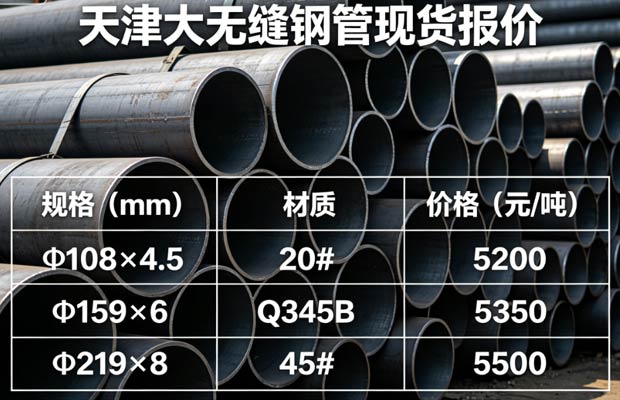 26年4月14日天津大无缝钢管现货报价