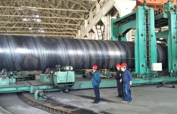 天津大口径螺旋管实拍图